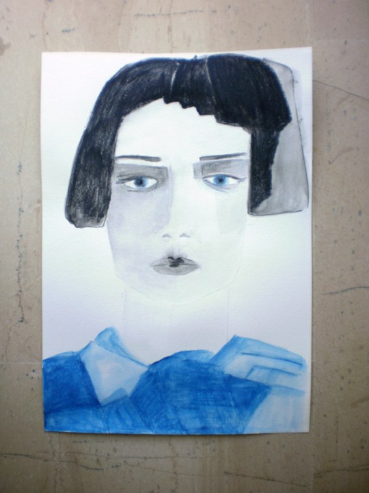 Portrait of an avant garde woman